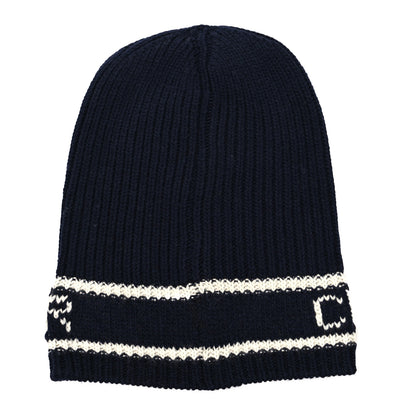 Christian Dior Wool Cashmere Star Beanie Blue Marine 2 of 4