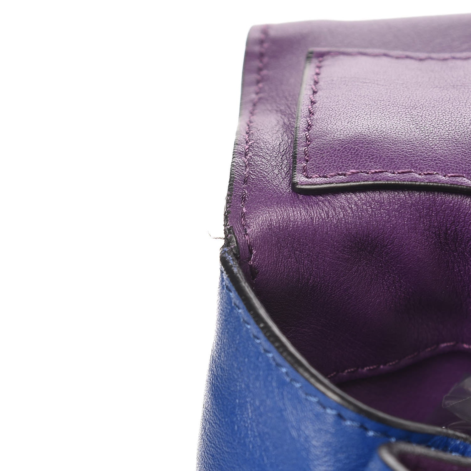 Proenza Schouler Calfskin Double Sided PS Courier Bag Royal Blue Veruca Salt 8 of 18
