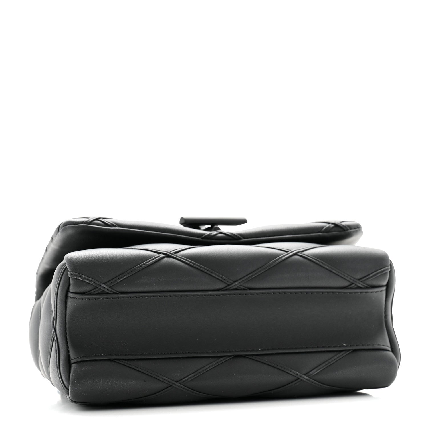 Louis Vuitton Lambskin Malletage Monochrome Top Handle GO-14 MM Black 5 of 10