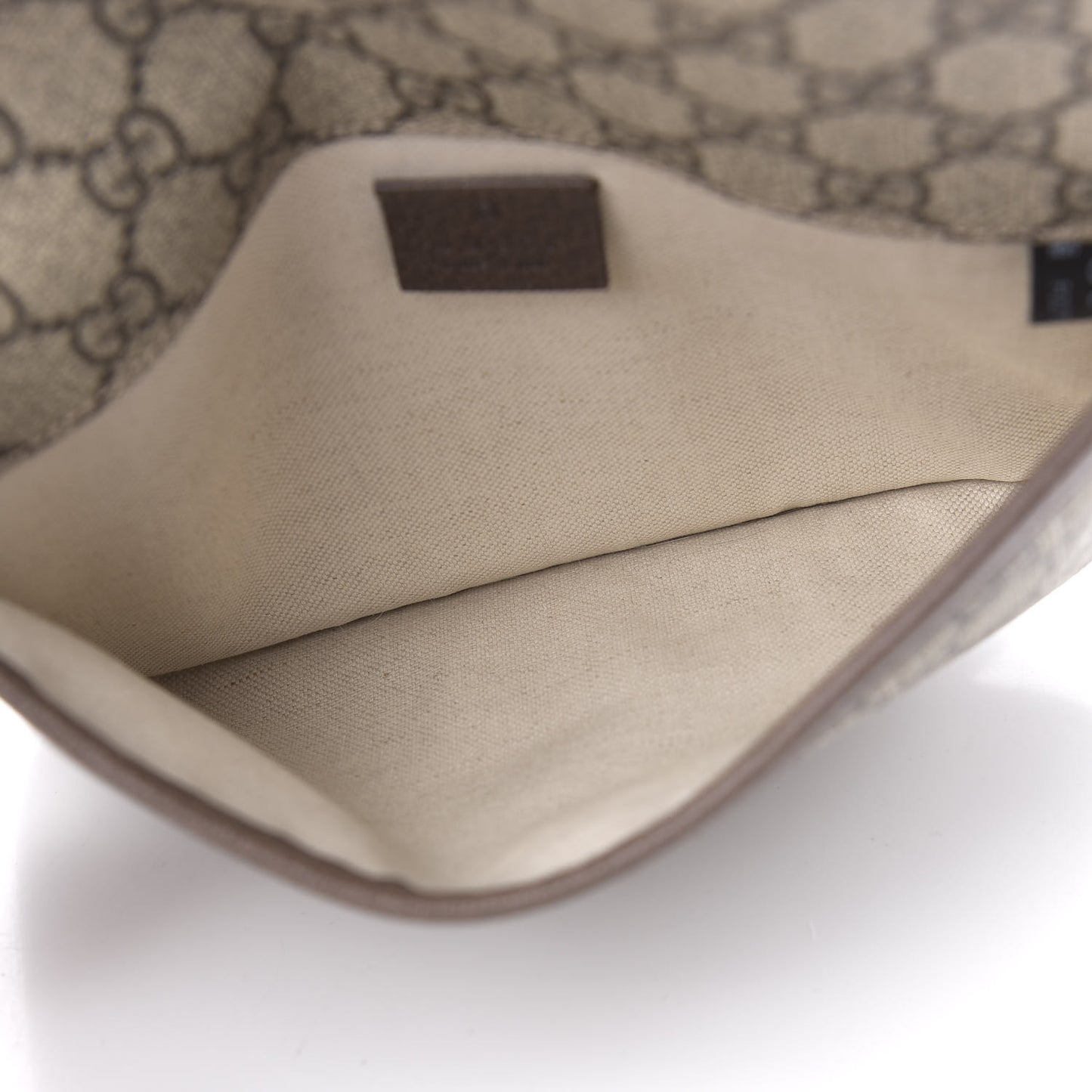 GG Supreme Monogram Neo Vintage Web Belt Bag Brown