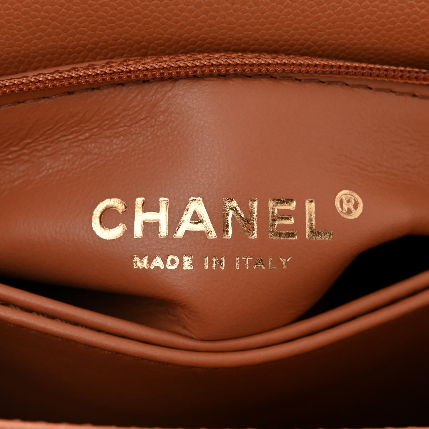 Chanel Caviar Quilted Lizard Embossed Mini Coco Handle Flap Brown 6 of 11