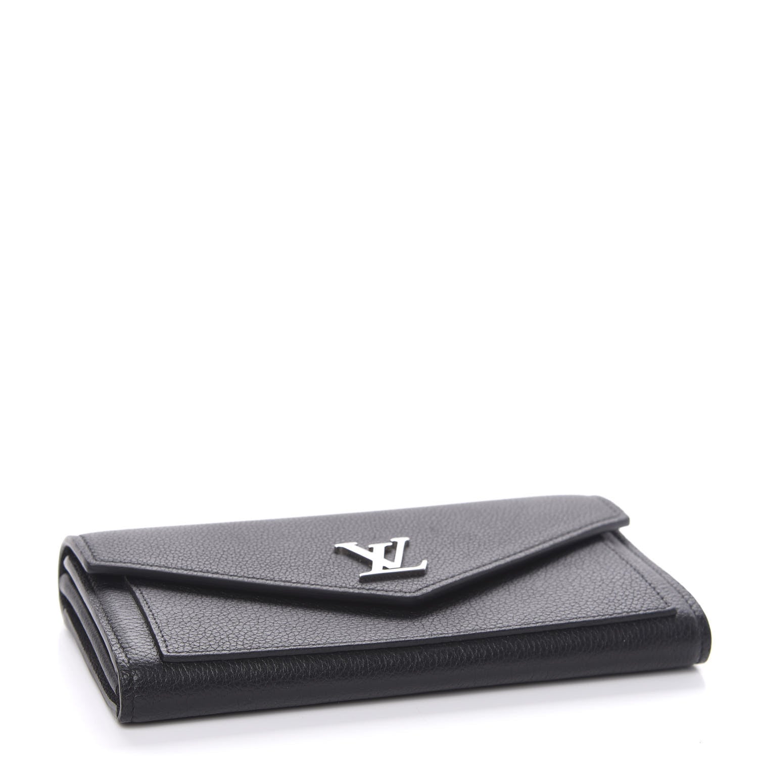 Louis Vuitton Soft Calfskin My Lockme Wallet Black 4 of 7