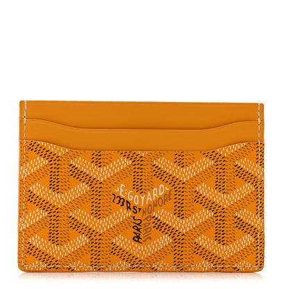 Goyard Goyardine Saint Sulpice Card Holder Yellow 1 of 7