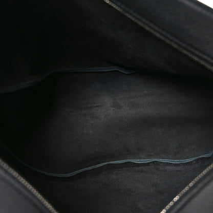 The Row Grained Calfskin Large Slouchy Banana Bag Black 8 of 19