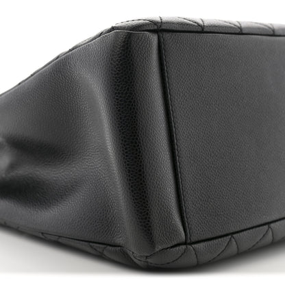 Chanel Caviar Quilted Grand Shopping Tote GST Black 9 of 10