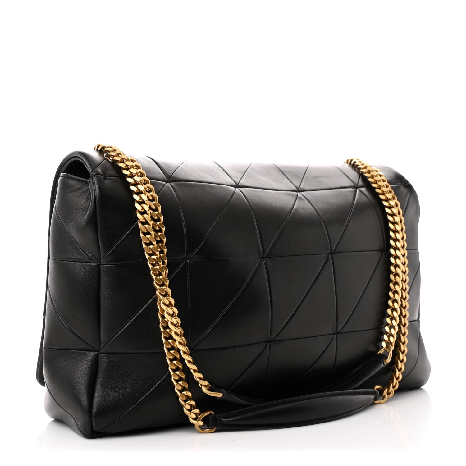 Saint Laurent Lambskin Patchwork Monogram Large Jamie Black 3 of 10