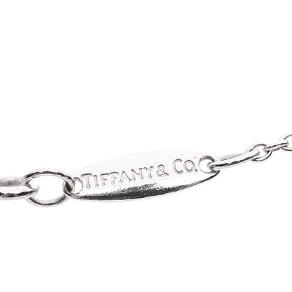 Tiffany Sterling Silver Diamond .09ctw Elsa Peretti Diamonds by the Yard Three Station Necklace 7 of 9