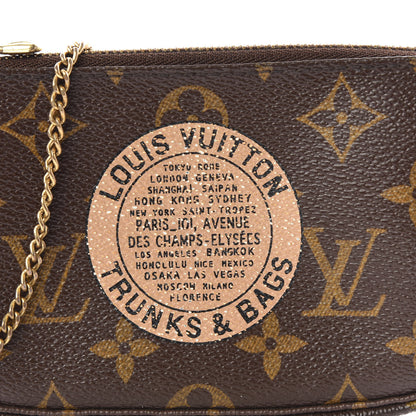 Louis Vuitton Monogram Complice Trunks and Bags Mini Pochette Accessories Beige 9 of 10