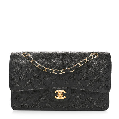 Chanel Caviar Quilted Medium Double Flap Black 1 of 11
