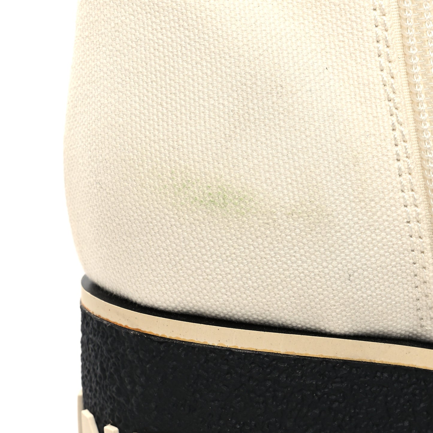 Fabric Lace Up Combat Boots 39 White