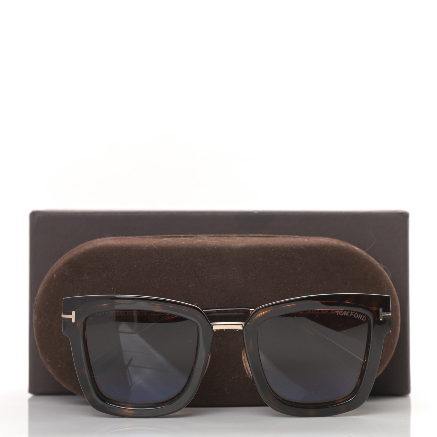 Acetate Lara Sunglasses TF573 Black