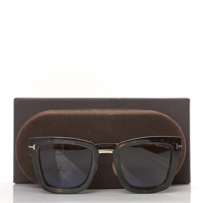 Tom Ford Acetate Lara Sunglasses TF573 Black 8 of 8