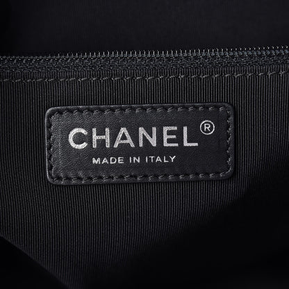 Chanel Aged Calfskin Quilted Large Casual Rock Backpack Black 6 of 15