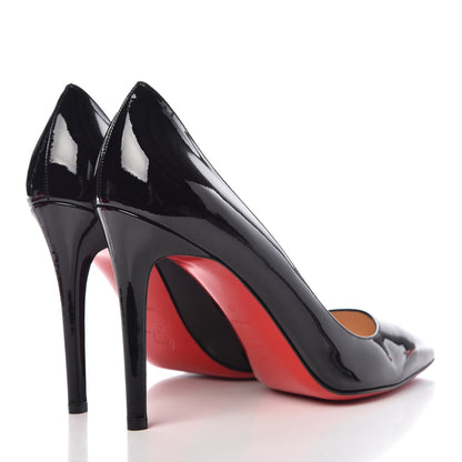 Christian Louboutin Patent Pigalle 100 Pumps 40 Black 4 of 9