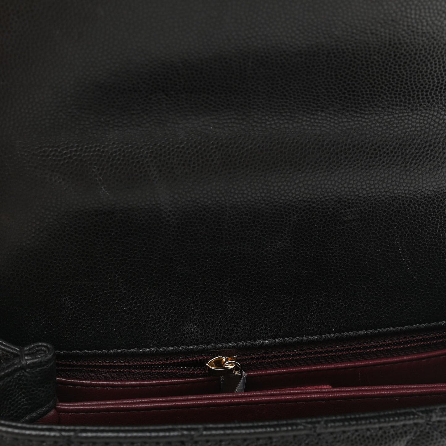 Caviar Quilted Mini Coco Handle Flap Black