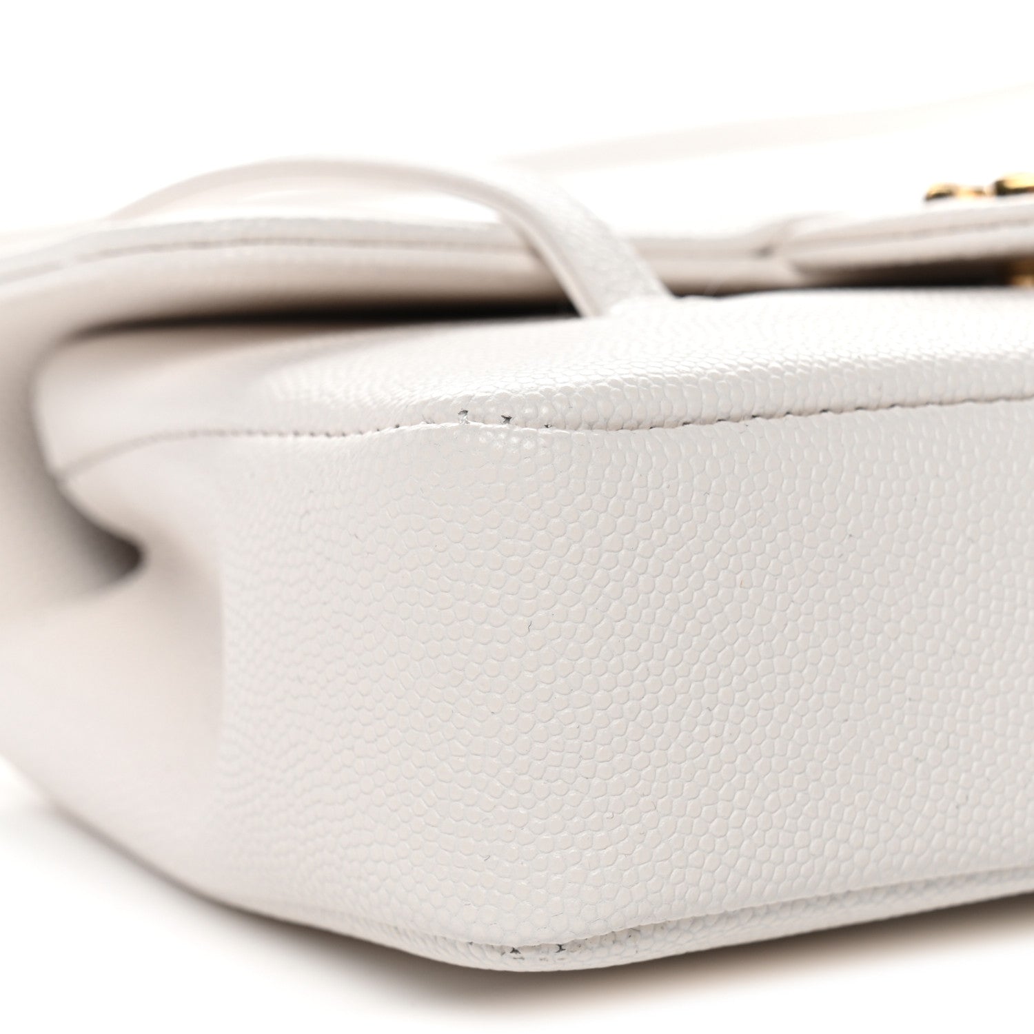 Chanel Shiny Caviar Mini Preppy Coco Shoulder Bag White 9 of 11