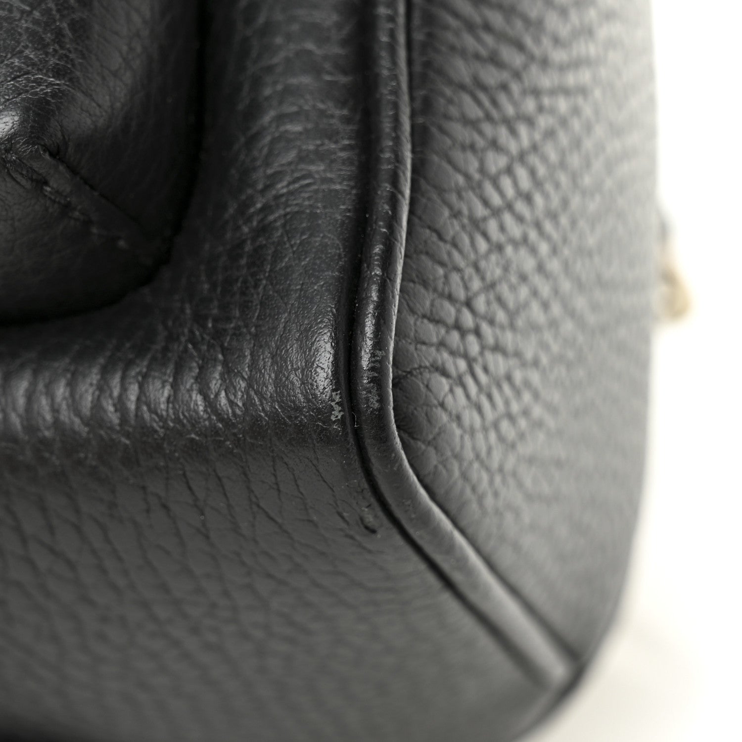 Gucci Pebbled Calfskin Soho Chain Backpack Black 12 of 12
