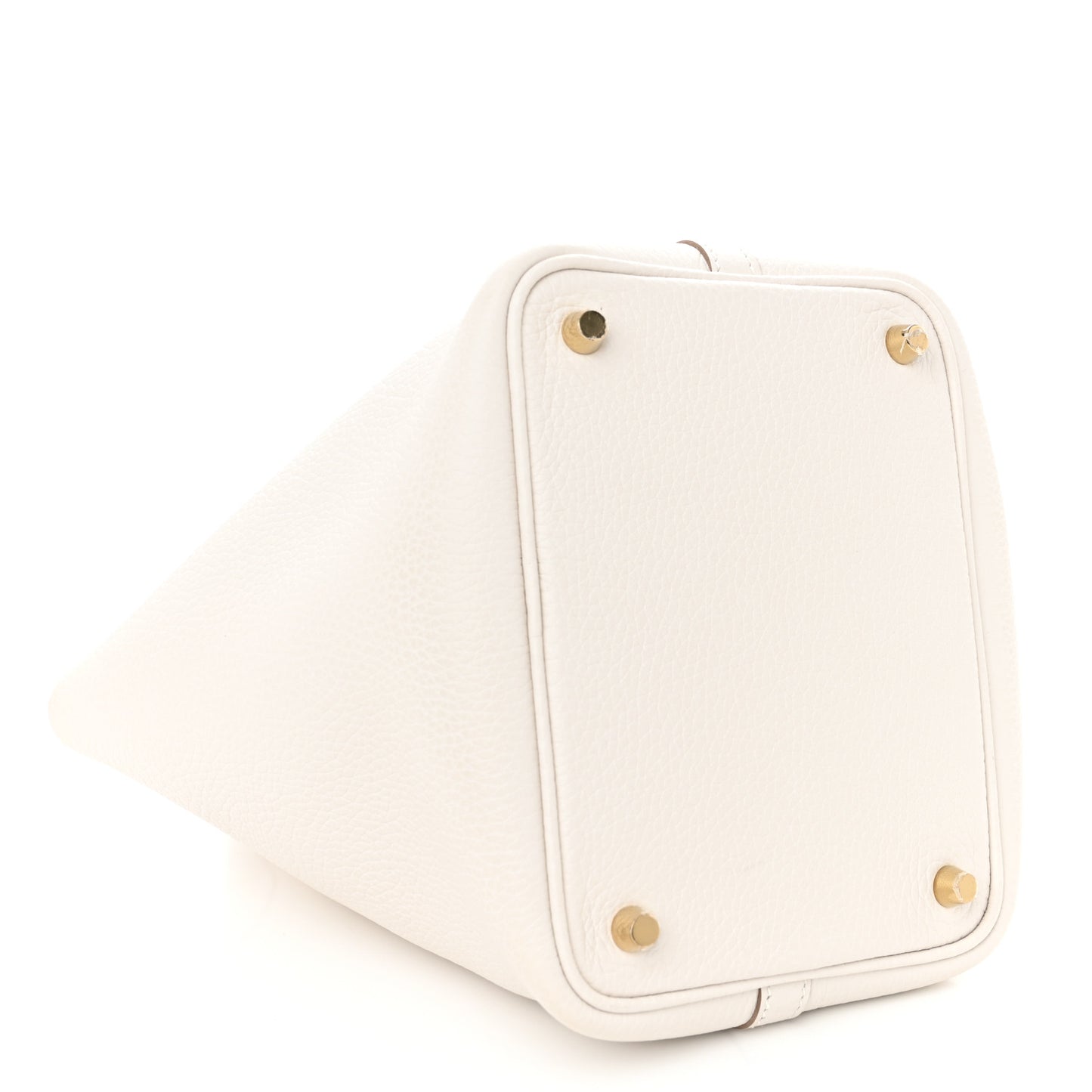 Taurillon Clemence Picotin Lock 18 PM Gris Pale