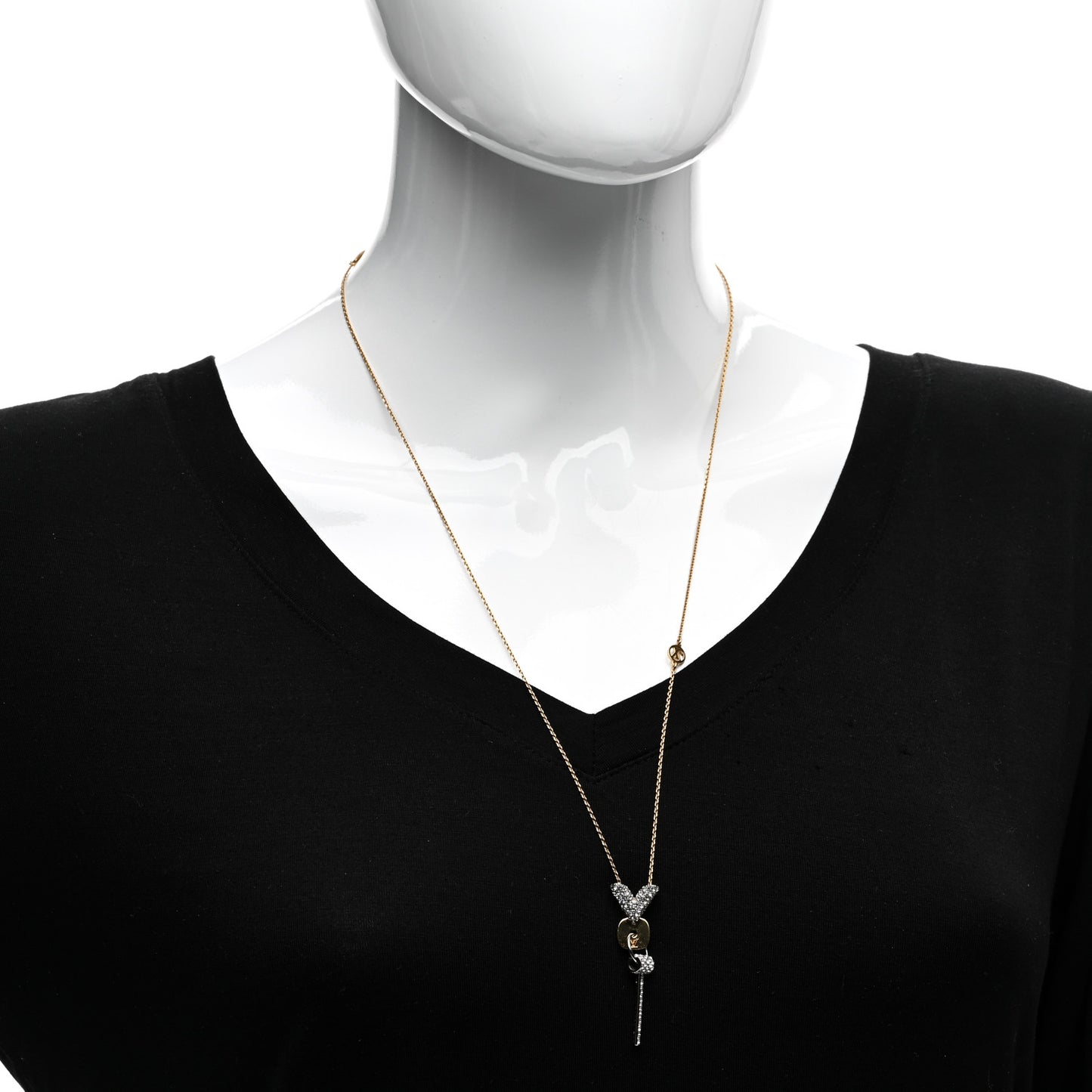 Swarovski Essential V Strass Pendant Necklace