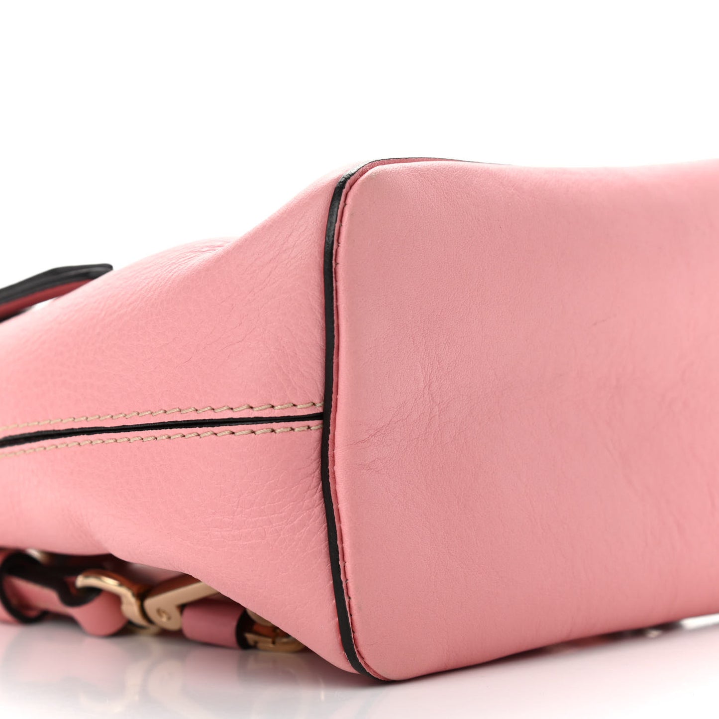 Suede Calfskin Mini Faye Backpack Ideal Blush