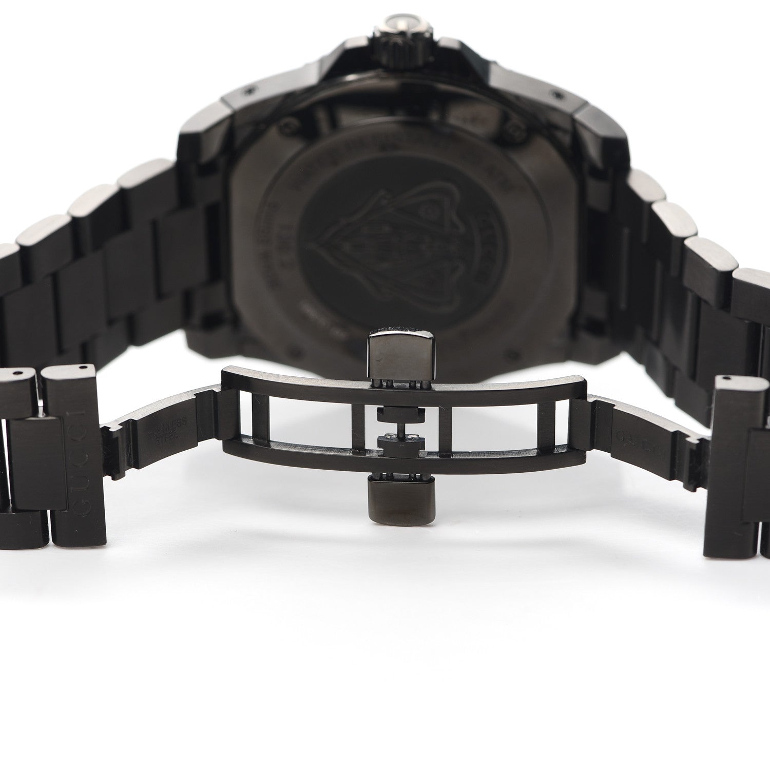 Gucci PVD Stainless Steel 45mm Dive Quartz Watch Black 4 of 5