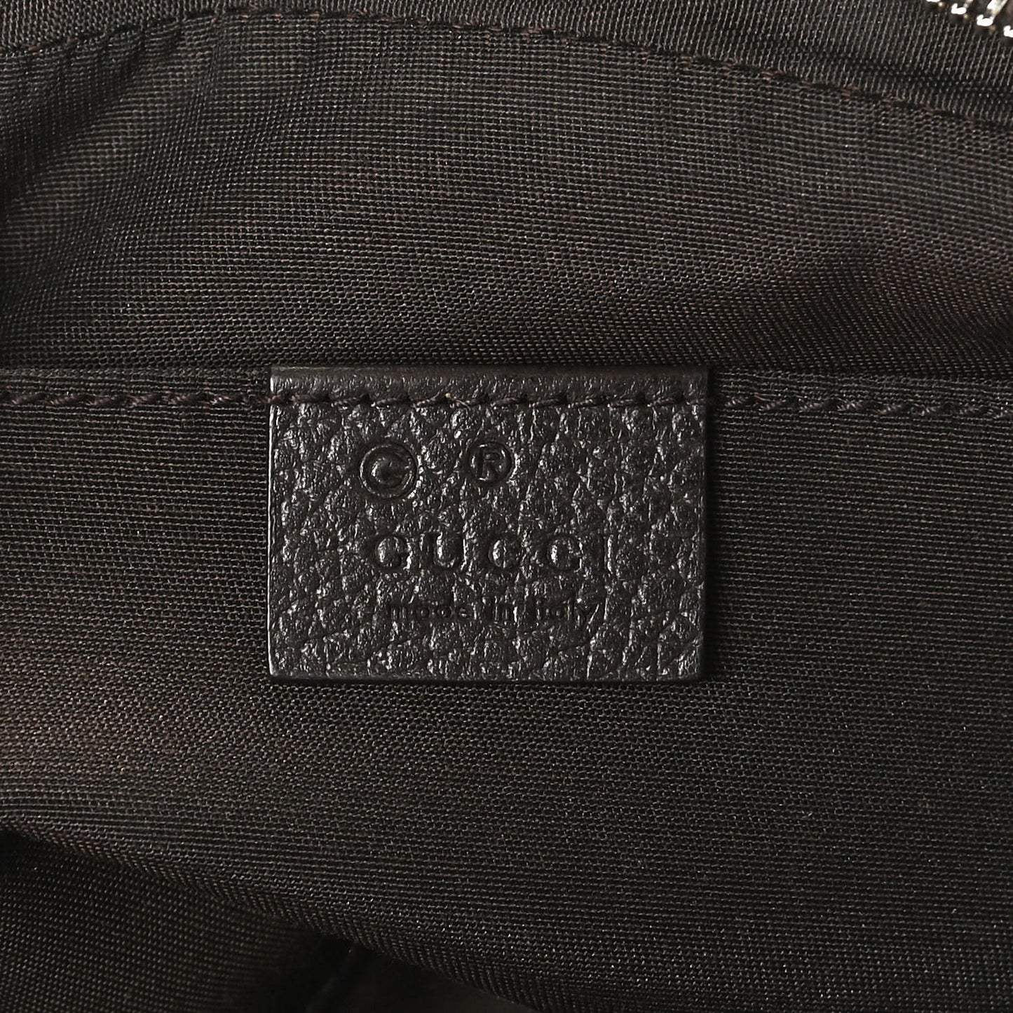 Monogram Belt Bag Dark Brown