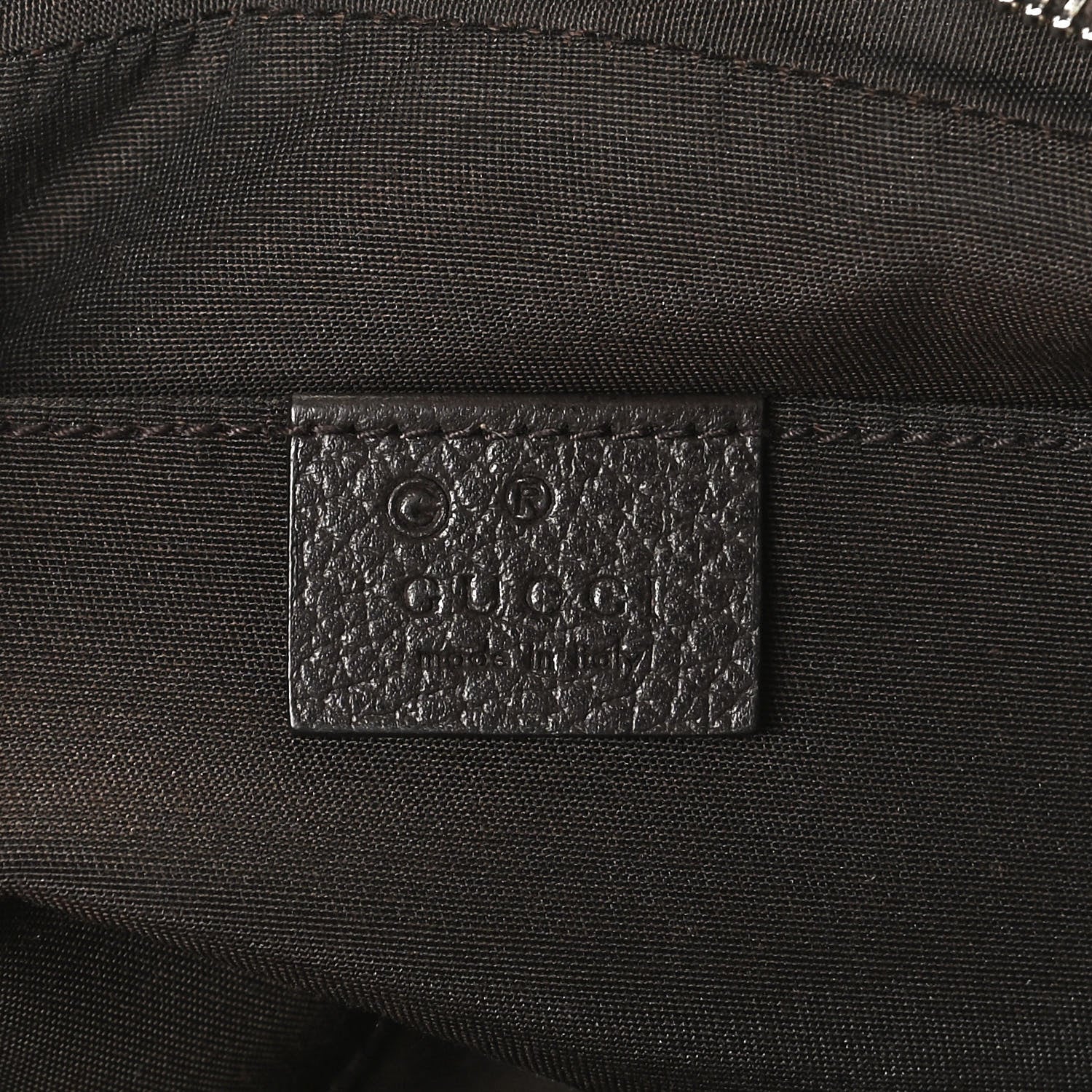 Gucci Monogram Belt Bag Dark Brown 6 of 12