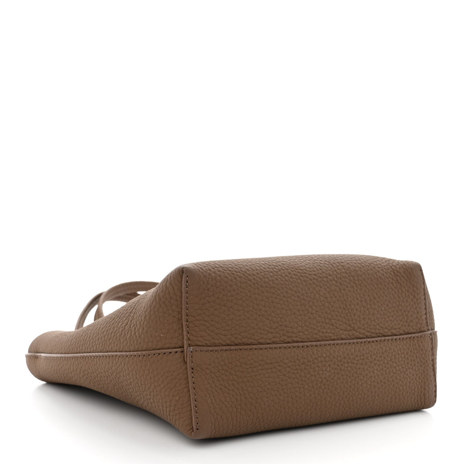 The Row Matte Grained Calfskin Small Park Tote Brown 4 of 9
