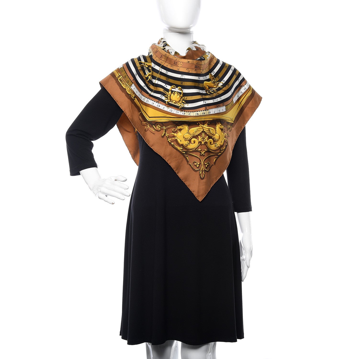 Hermes Silk Dies Et Hore Scarf 90 2 of 4