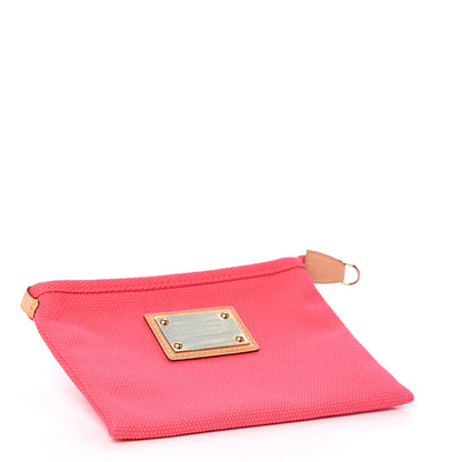 Louis Vuitton Toile Antigua Pochette Plate PM Pink 3 of 6
