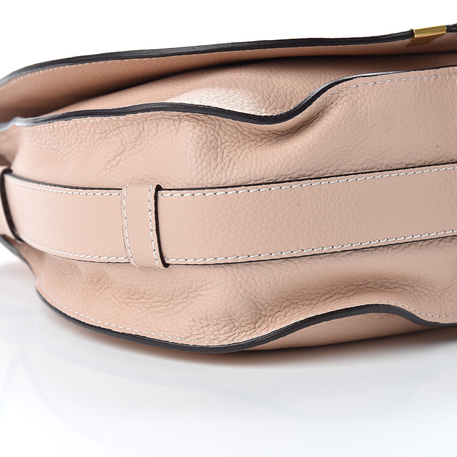 Chloe Calfskin Medium Marcie Round Crossbody Bag Blush Nude 10 of 11
