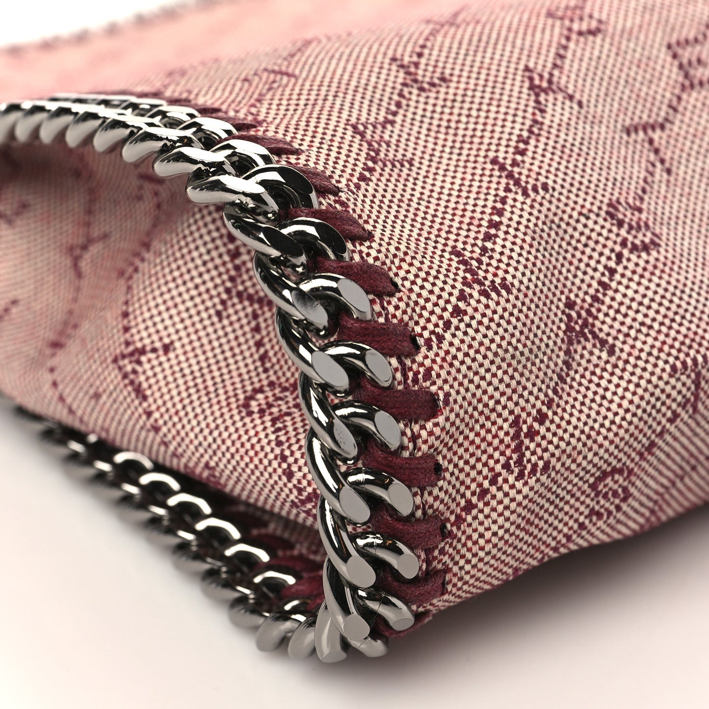 Canvas Logo Mini Falabella Tote Red