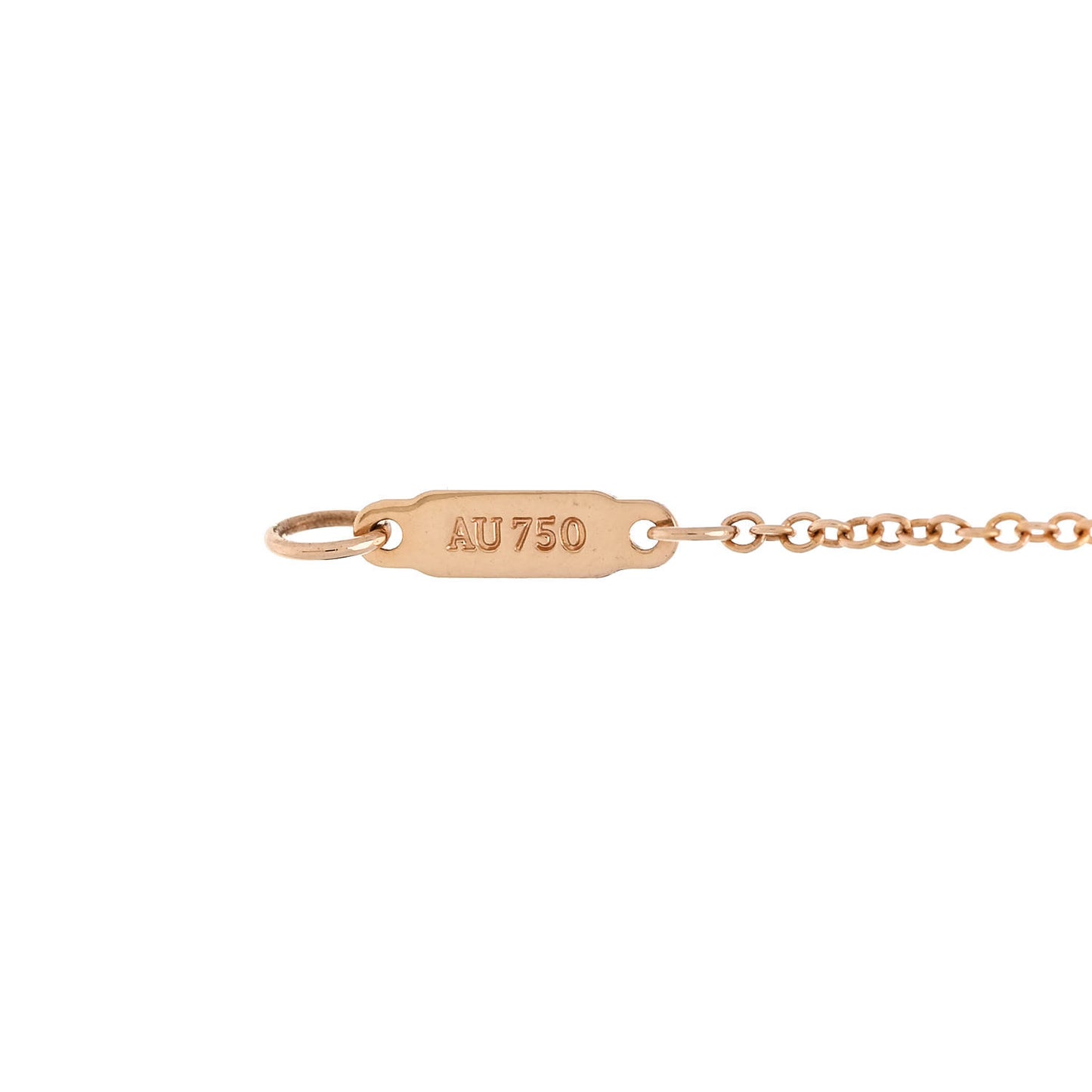 18K Rose Gold Diamond Bow Bracelet