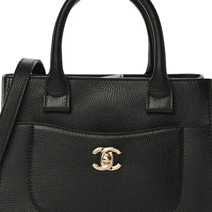 Chanel Grained Calfskin Mini Neo Executive Shopper Tote Black 8 of 10
