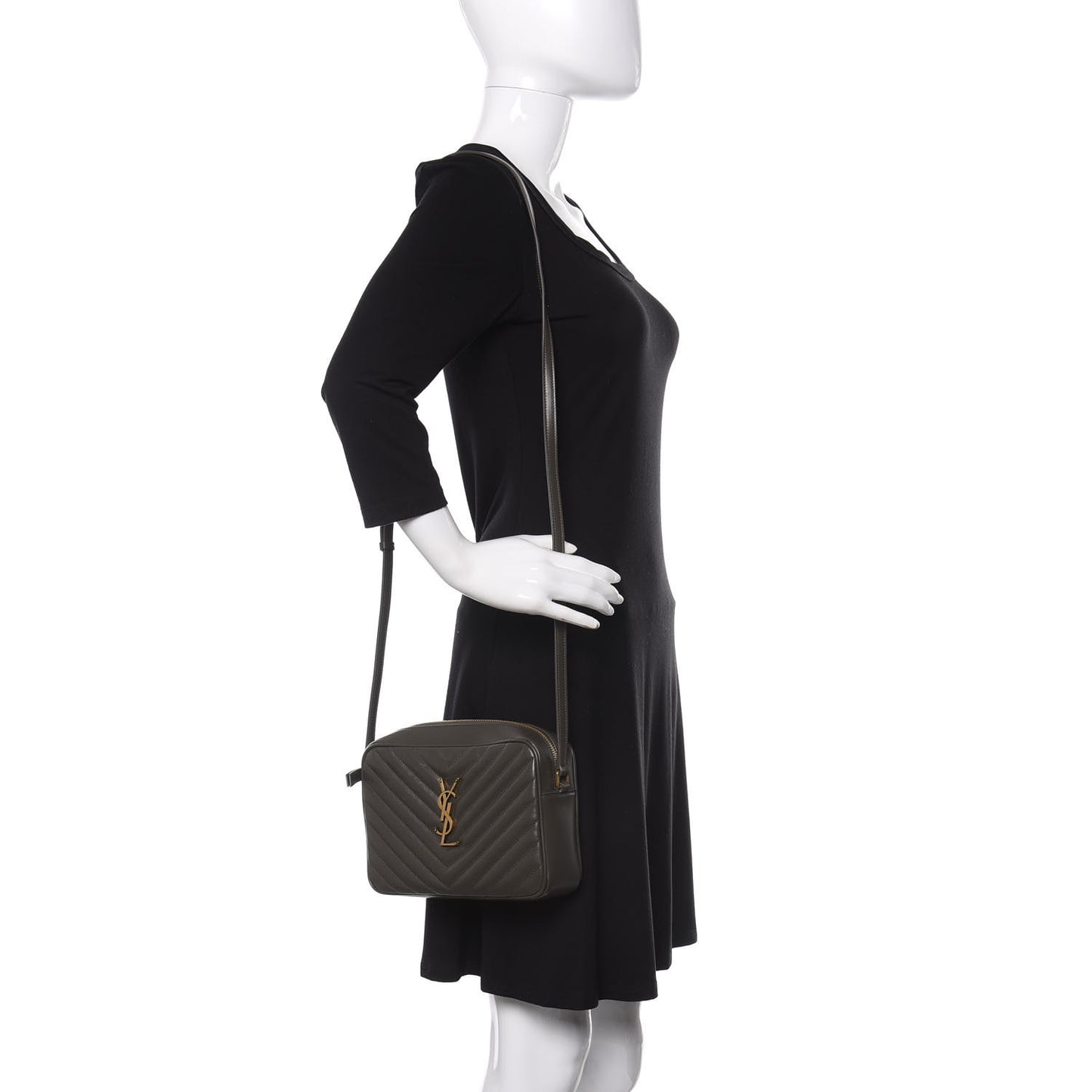 Calfskin Matelasse Monogram Lou Camera Bag Sea Pebble