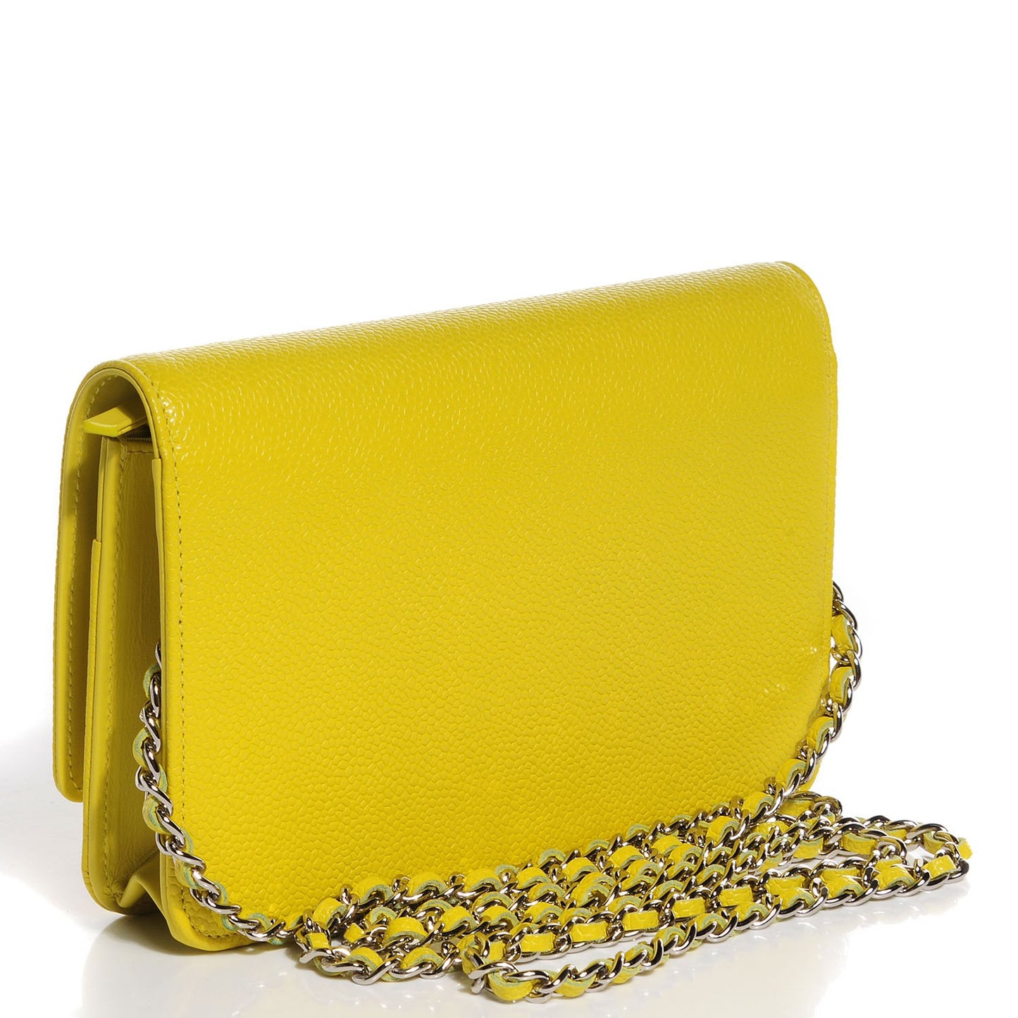 Caviar Timeless Wallet on Chain WOC Yellow