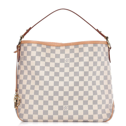 Louis Vuitton Damier Azur Delightful PM Rose Ballerine 1 of 7