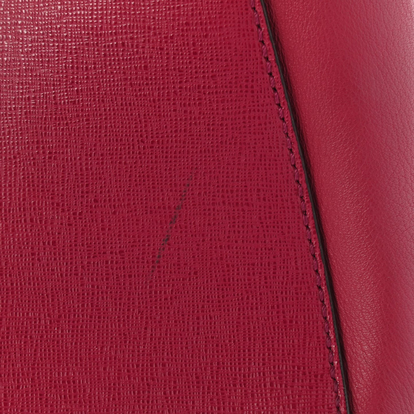 Vitello Elite Regular 2Jours Tote Rosso Scuro Ciliegia