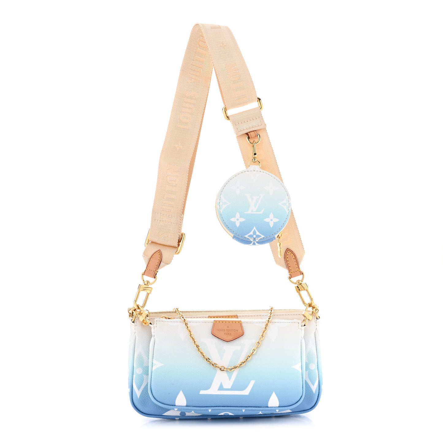Monogram Giant By The Pool Multi Pochette Accessories Blue