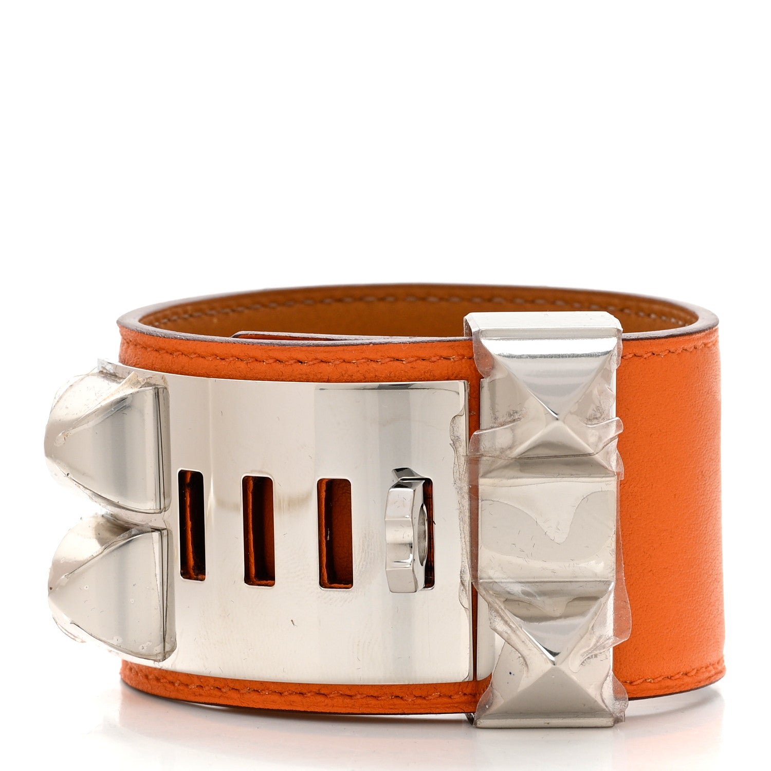 Hermes Swift Collier de Chien CDC Bracelet S Orange 3 of 6