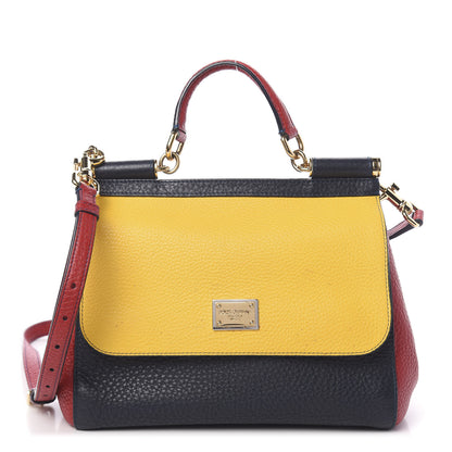 Dolce & Gabbana Grained Deerskin Medium Miss Sicily Satchel Multicolor 1 of 12