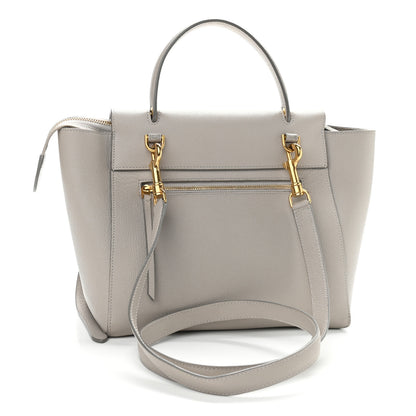 Celine Grained Calfskin Micro Belt Bag Pearl Blue 3 of 13