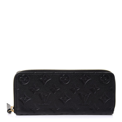 Louis Vuitton Empreinte Clemence Wallet Black 1 of 8