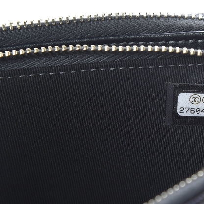 Chanel Iridescent Caviar Quilted Small Clutch With Chain Black 10 of 12
