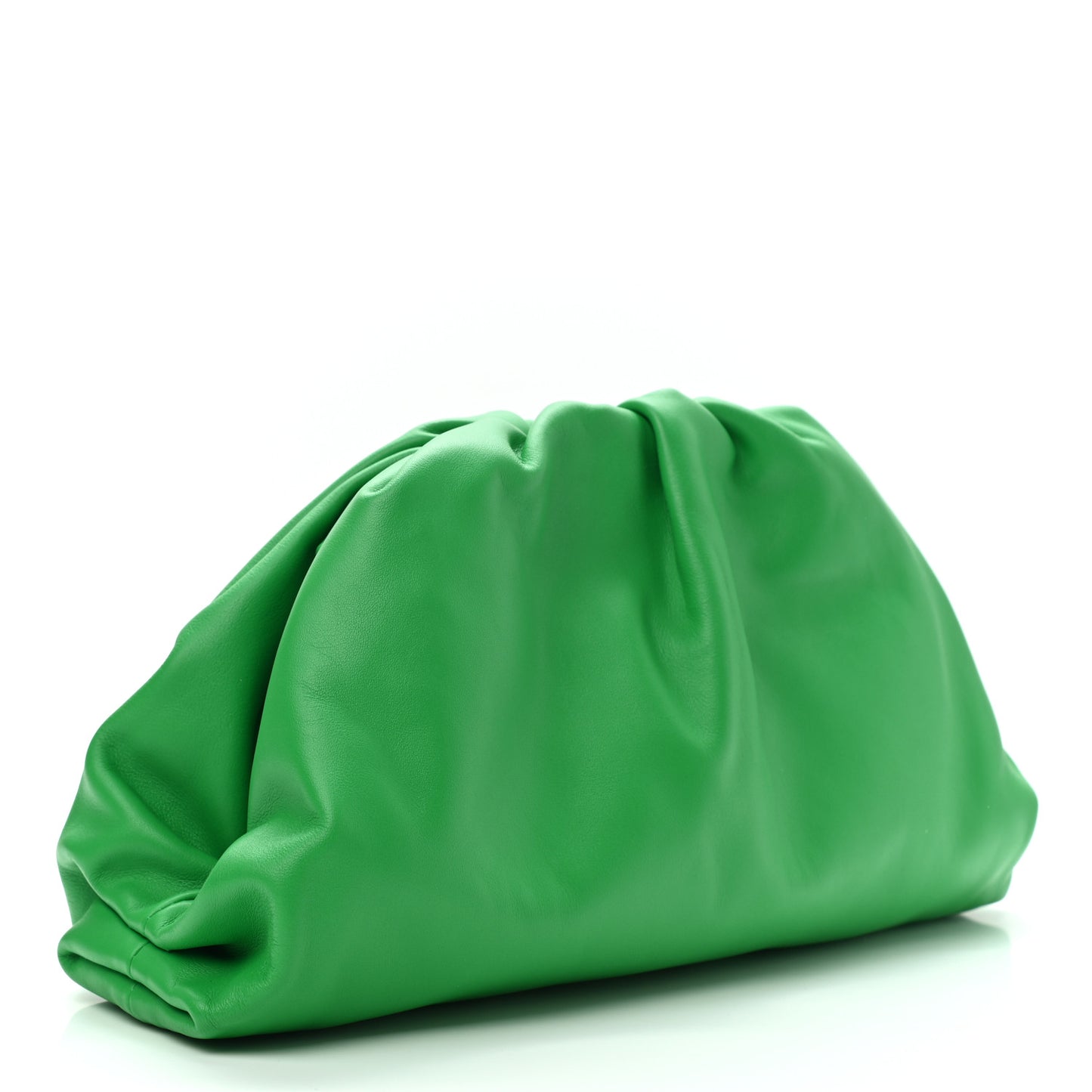 Smooth Butter Calf The Pouch Oversized Clutch Parakeet
