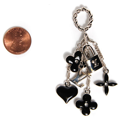 Louis Vuitton Sweet Monogram Pendant Necklace Black 2 of 3