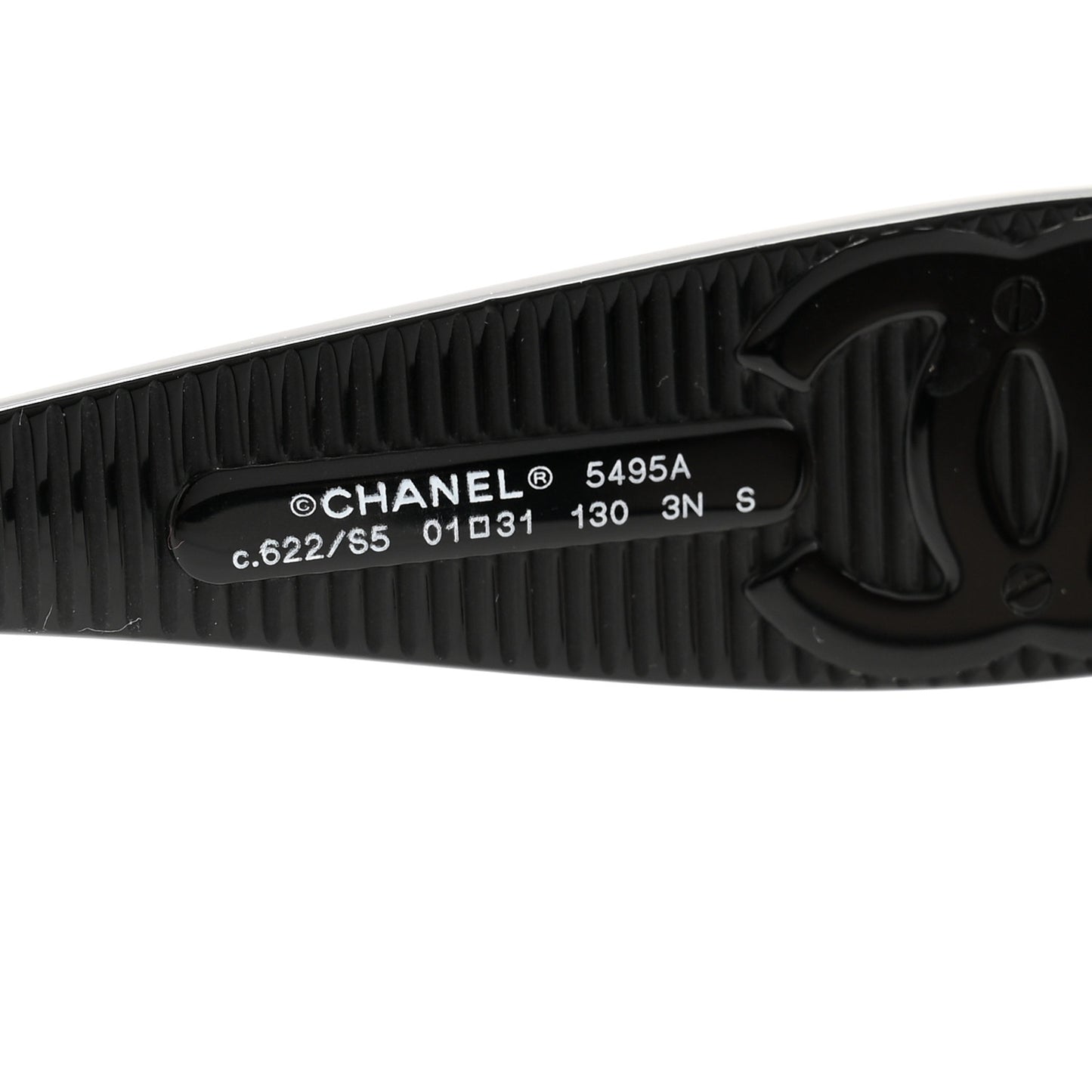 Acetate Shield Sunglasses 5495 Black