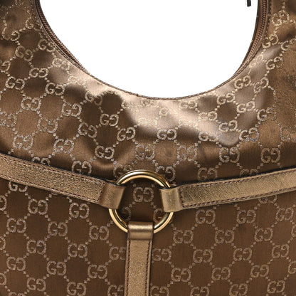 Gucci Canvas GG Reins Hobo Bronze 8 of 11