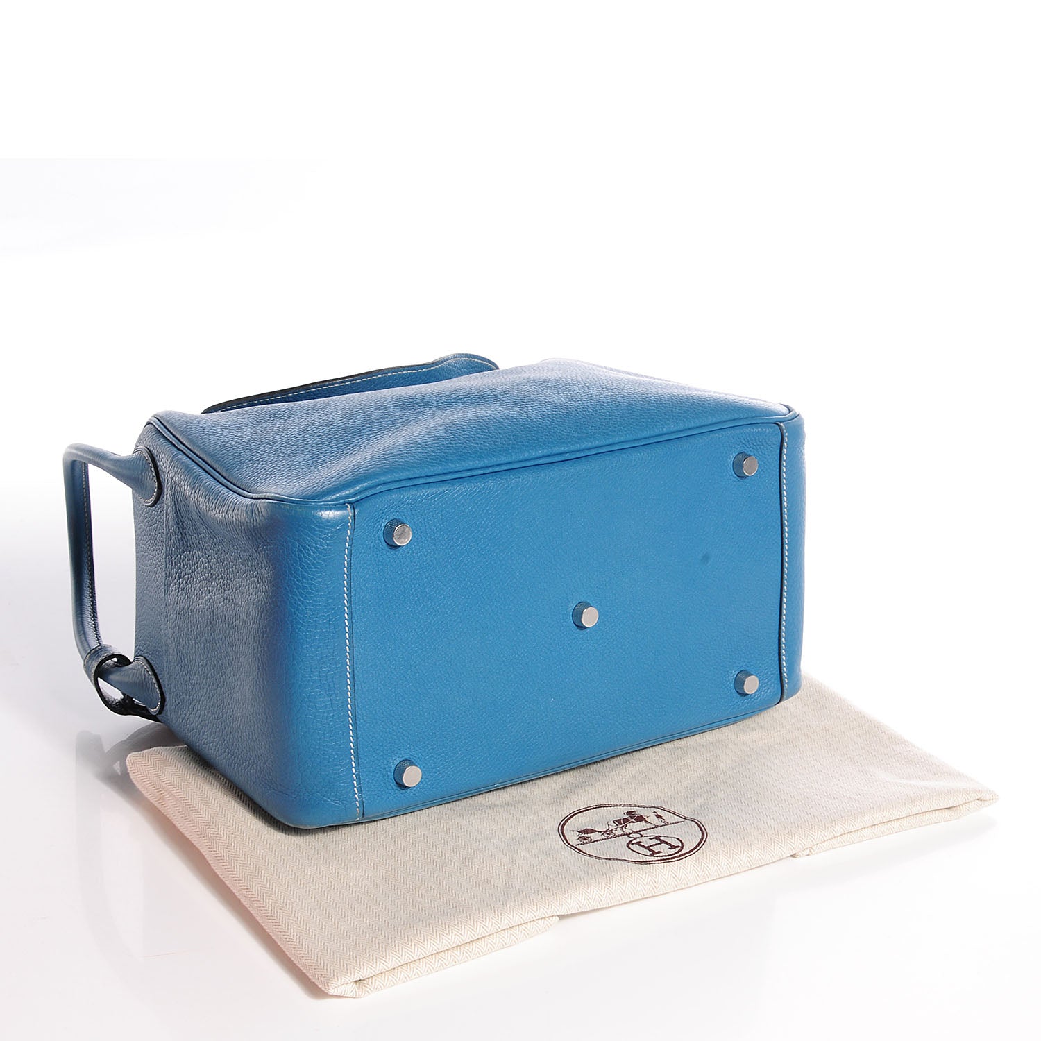 Hermes Taurillon Clemence Lindy 30 Blue Jean 15 of 24