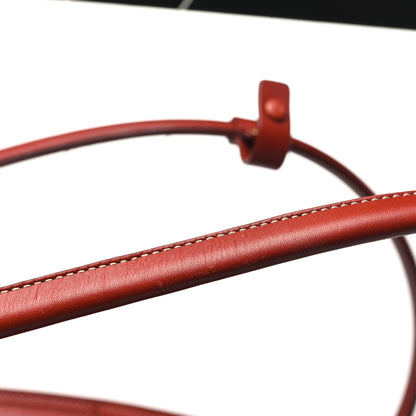Bottega Veneta French Calfskin Maxi Intrecciato Medium Arco Red 14 of 15